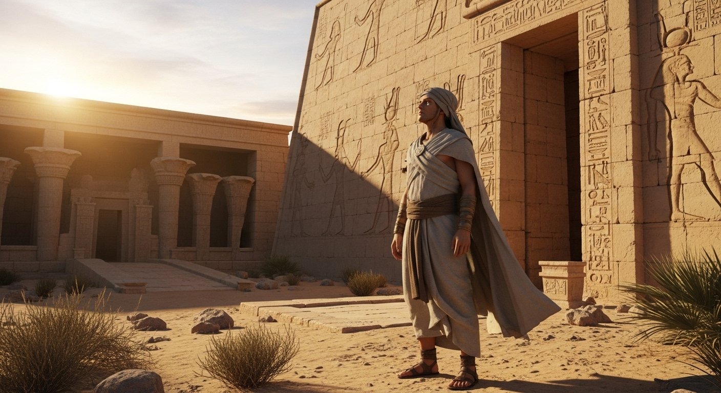 Geçmiş yaşam karmasının ruhsal yolculuğunu simgeleyen mistik bir görsel