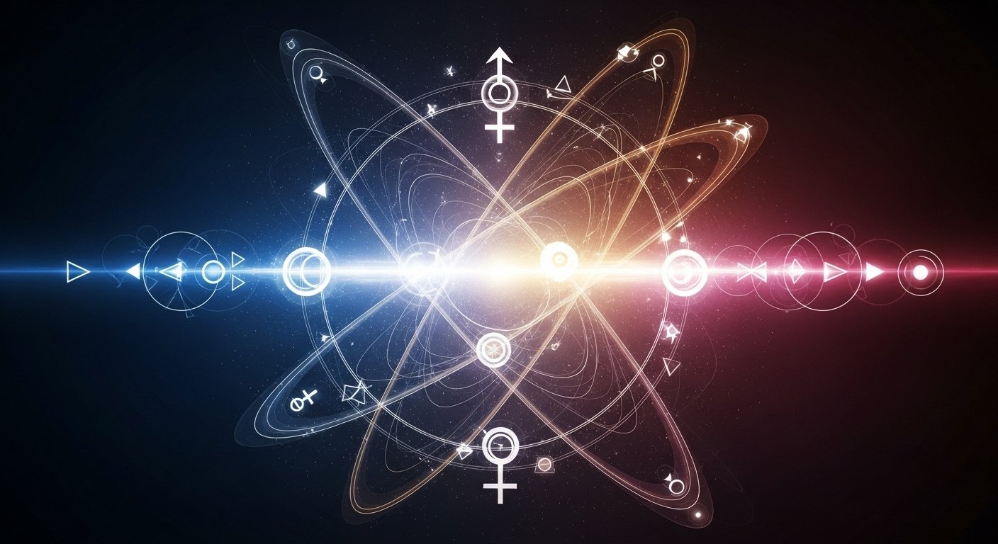 Elinde sayıların ve sembollerin olduğu bir büyüteçle, isim ve numeroloji arasındaki bağlantıyı gösteren bir görsel.