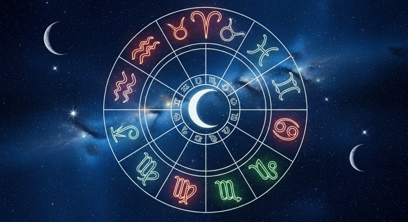 Cosmic energies flowing around a meditative figure, representing spiritual growth and alignment with celestial powers in 2026.