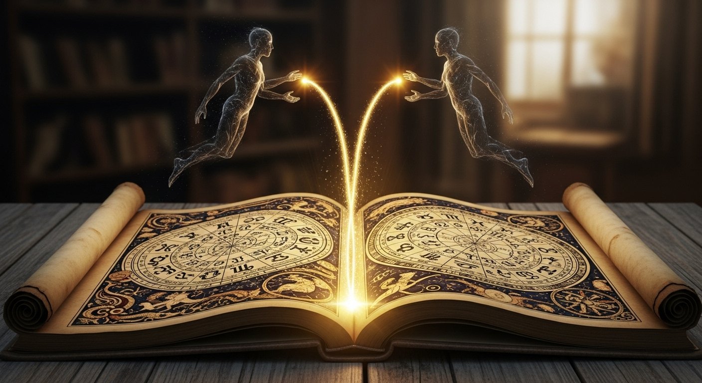 A loving couple holding hands, symbolizing the successful discovery of a soulmate and a deep, spiritual connection in 2026.