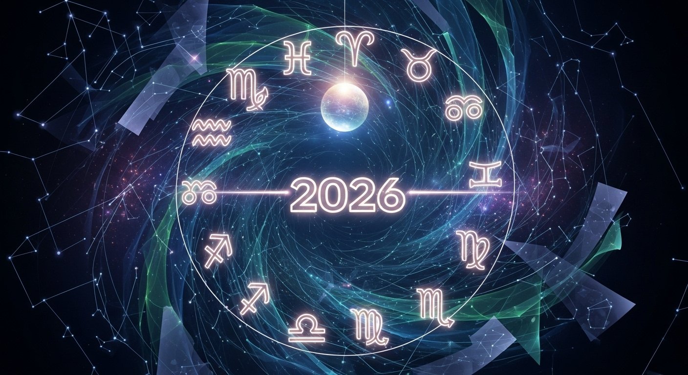 Kozmik enerjileri ve gezegen retro hareketlerini gösteren, düşünceli bir meditasyon halindeki insan figürü