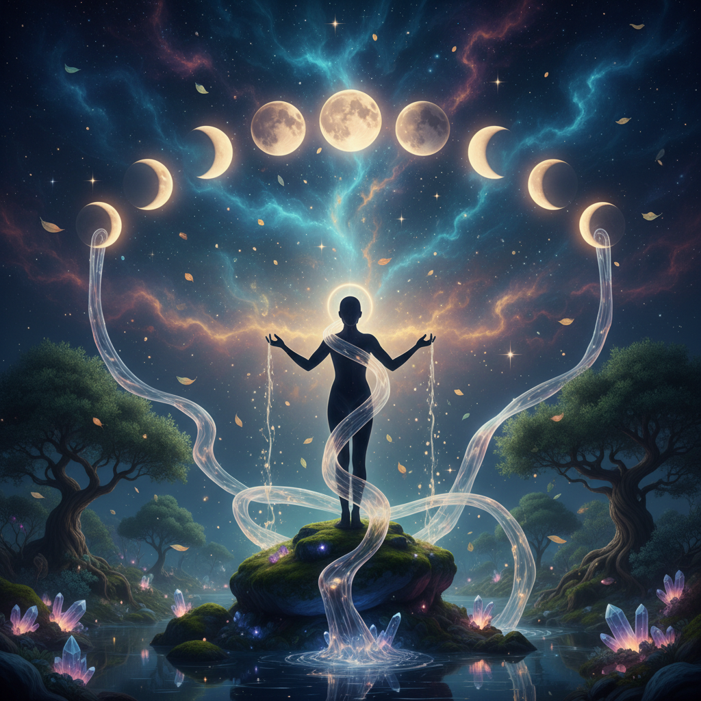 Ay Fazlarının Gizemli Dansı: Ritüellerle Hayatınıza Uyum ve Dönüşüm Katın