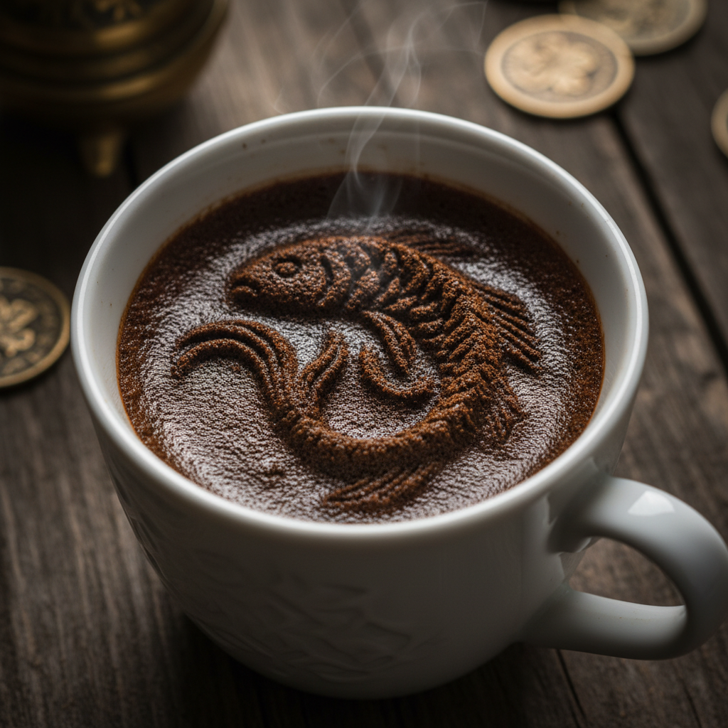 Kahve Falında Balık Figürü: Bolluktan Duygusal Derinliğe Uzanan Gizemli Yorumlar